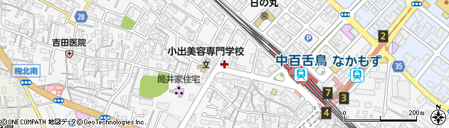 大阪府堺市北区中百舌鳥町4丁87-1周辺の地図