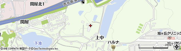 奈良県香芝市上中1263周辺の地図
