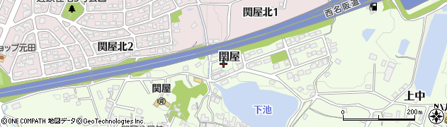 奈良県香芝市上中1301周辺の地図