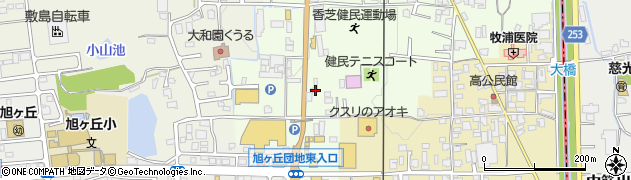 奈良県香芝市上中746周辺の地図