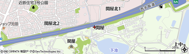 奈良県香芝市上中303周辺の地図