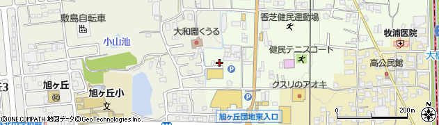 奈良県香芝市上中798周辺の地図
