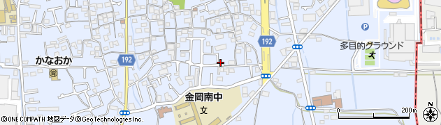 金岡町つぐみ公園周辺の地図