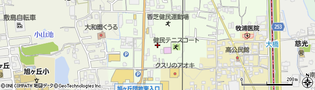 奈良県香芝市上中749周辺の地図
