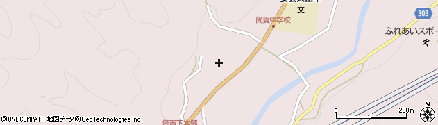 広島県山県郡安芸太田町上筒賀353周辺の地図