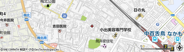 大阪府堺市北区中百舌鳥町4丁465周辺の地図