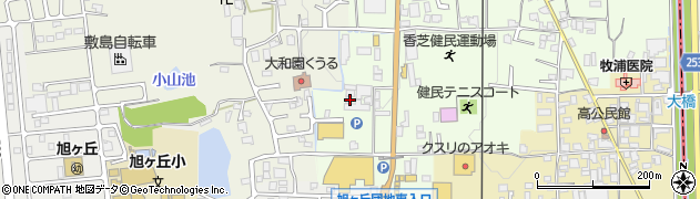 奈良県香芝市上中793周辺の地図