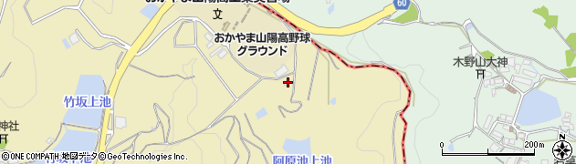 岡山県浅口市金光町下竹2043周辺の地図