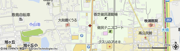 奈良県香芝市上中787周辺の地図