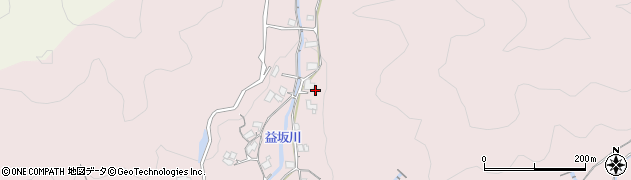 岡山県浅口市鴨方町益坂726周辺の地図