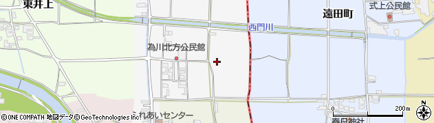 奈良県田原本町（磯城郡）為川北方周辺の地図