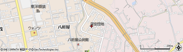 広島県福山市加茂町（八軒屋）周辺の地図