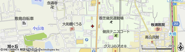 奈良県香芝市上中789周辺の地図