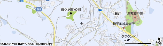 岡山県倉敷市藤戸町（藤戸）周辺の地図