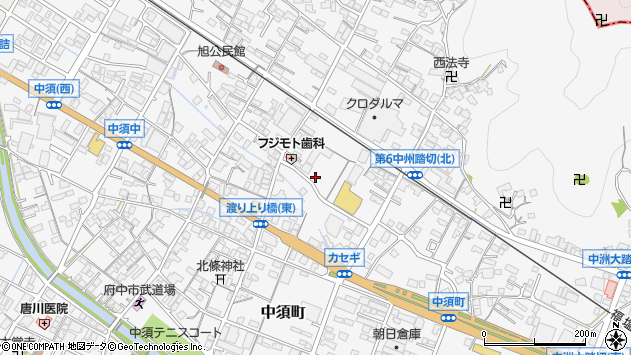 〒726-0012 広島県府中市中須町の地図