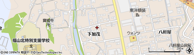 広島県福山市加茂町下加茂339周辺の地図