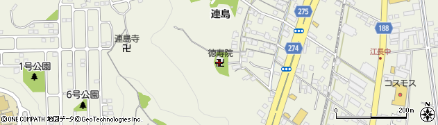 徳寿禅院周辺の地図