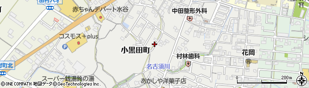 三重県松阪市小黒田町周辺の地図