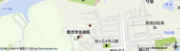 奈良県香芝市上中1044周辺の地図