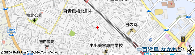 大阪府堺市北区中百舌鳥町4丁434-12周辺の地図
