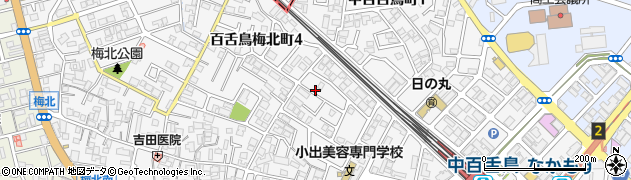 大阪府堺市北区中百舌鳥町4丁434-7周辺の地図