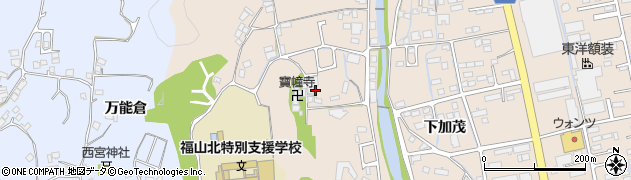 広島県福山市加茂町下加茂546周辺の地図