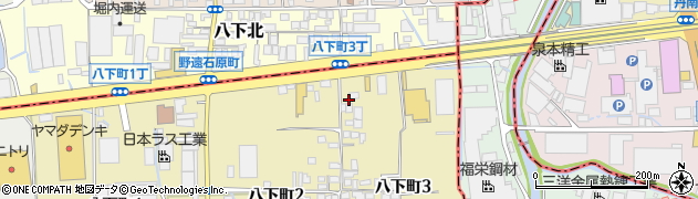 ラー麺ずんどう屋 堺八下町店周辺の地図