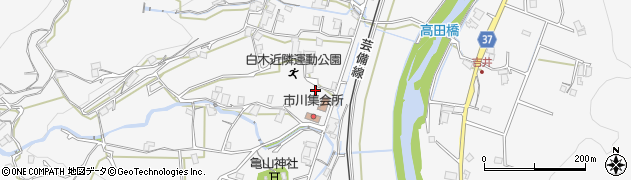 広島県広島市安佐北区白木町市川1533周辺の地図