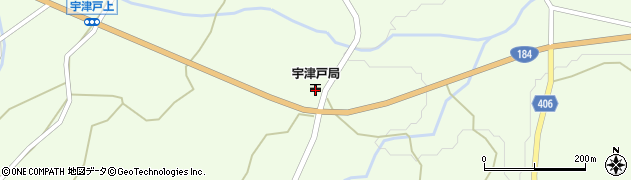 宇津戸郵便局 ＡＴＭ周辺の地図