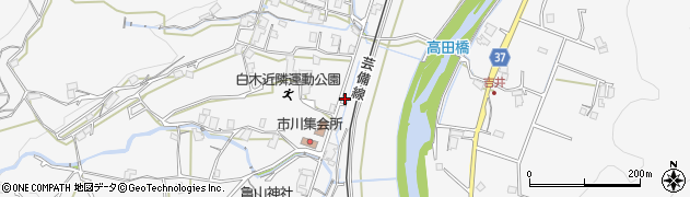 広島県広島市安佐北区白木町市川1581周辺の地図