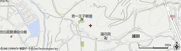 岡山県倉敷市福田町（浦田）周辺の地図