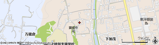 広島県福山市加茂町下加茂661周辺の地図