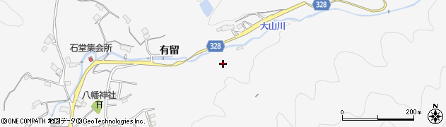 広島県広島市安佐北区白木町（有留）周辺の地図