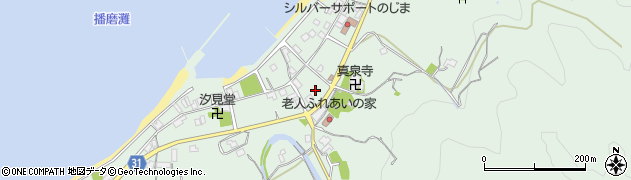 兵庫県淡路市野島蟇浦周辺の地図