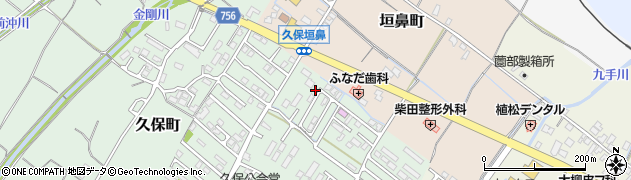 久保町西横田公園周辺の地図