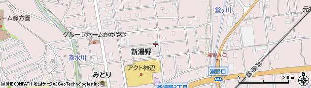 広島県福山市神辺町（新湯野）周辺の地図