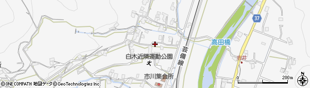 広島県広島市安佐北区白木町市川1556周辺の地図