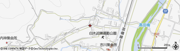 広島県広島市安佐北区白木町市川1500周辺の地図