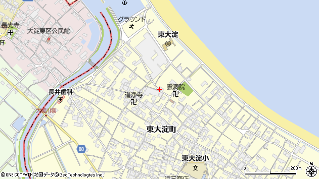 〒515-0509 三重県伊勢市東大淀町の地図