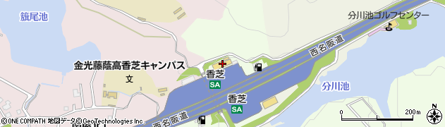 奈良県香芝市上中1344周辺の地図