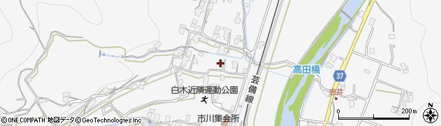 広島県広島市安佐北区白木町市川1564周辺の地図