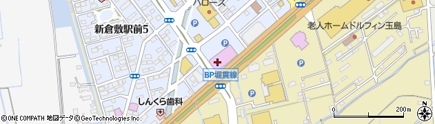 マンモス　新倉敷店周辺の地図