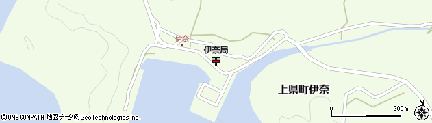 伊奈郵便局周辺の地図