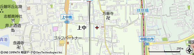 奈良県香芝市上中220周辺の地図