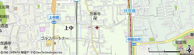 奈良県香芝市上中370周辺の地図
