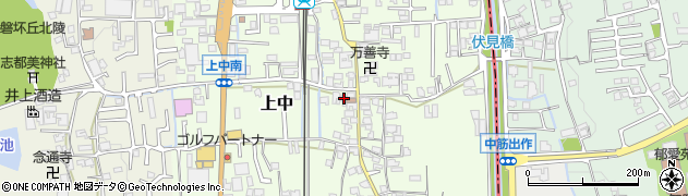 奈良県香芝市上中300周辺の地図