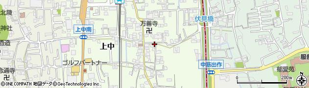 奈良県香芝市上中367周辺の地図