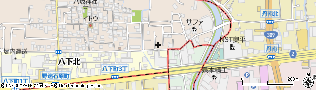 大阪府堺市北区野遠町33周辺の地図