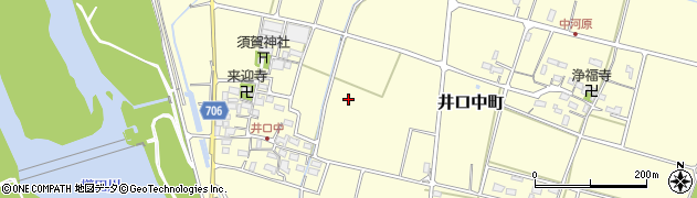 三重県松阪市井口中町周辺の地図
