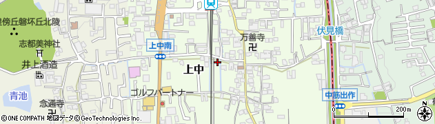 奈良県香芝市上中193周辺の地図